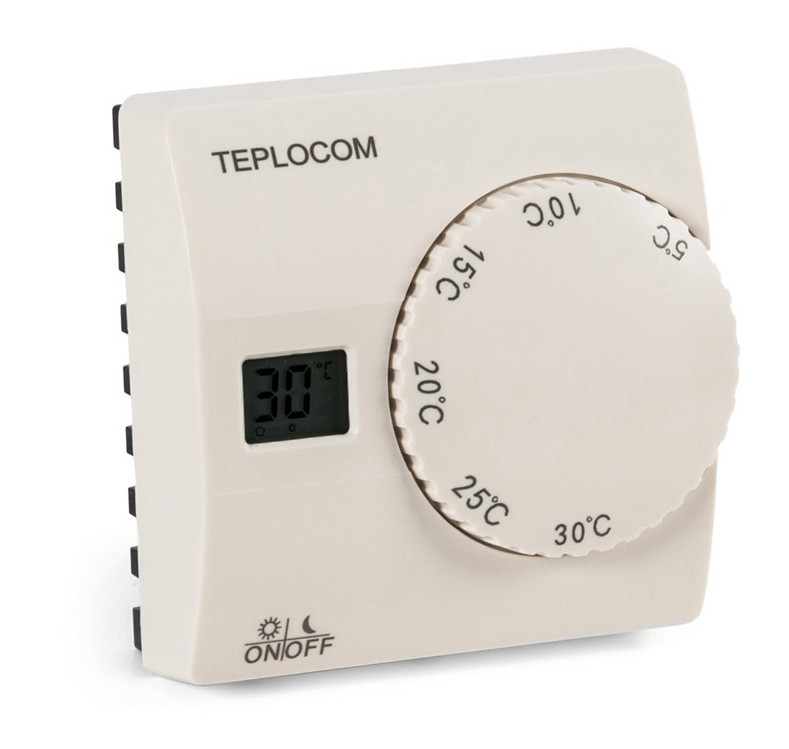 комнатный термостат для котла teplocom-ts-2aa